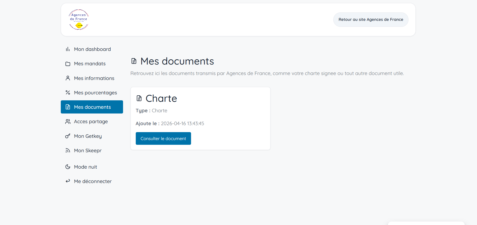 Documents client